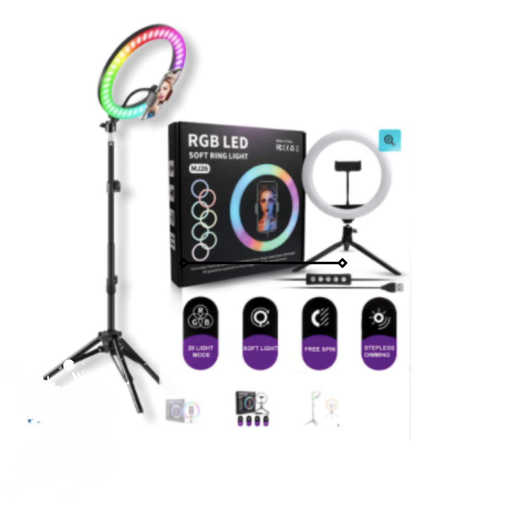 ARO DE LUZ RGB 10 PULGADAS 