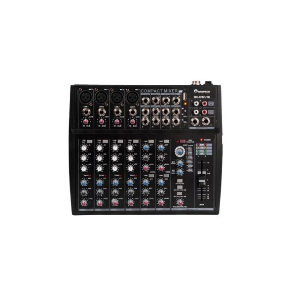 Mezcladora pasiva Soundtrack MX-1202USB 12 canales