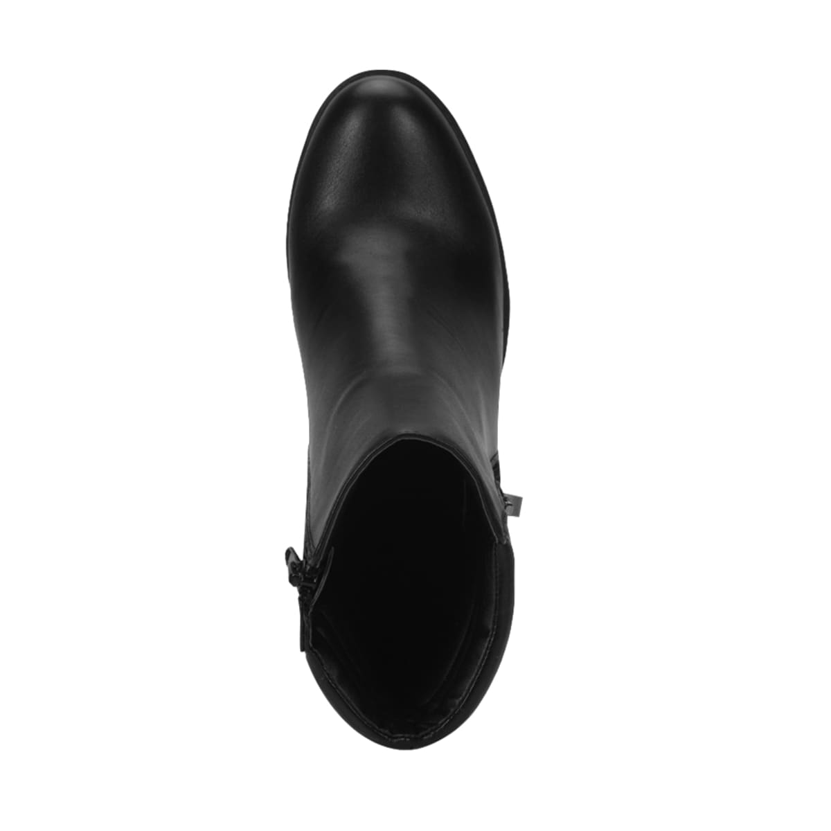 Moto bota Tierra Bendita para mujer, color negro, ajuste de cierre, mod. 993474