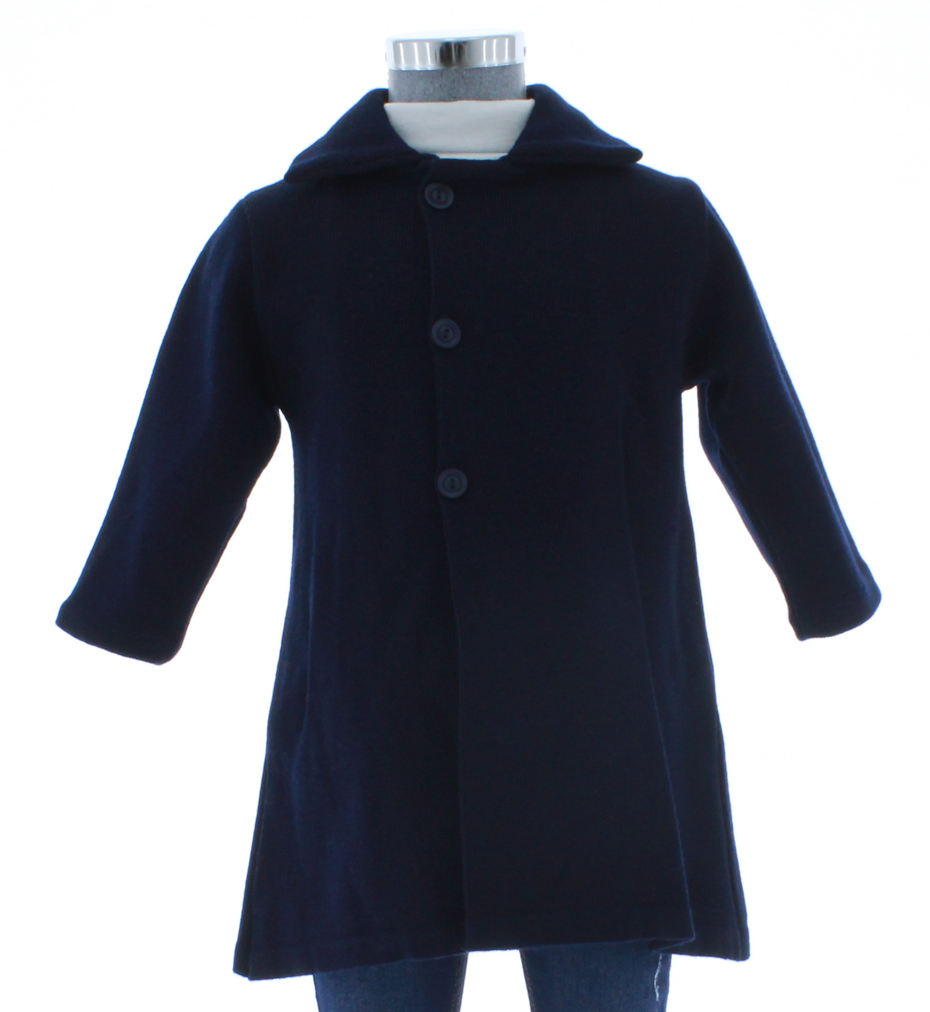 Abrigo Niño Azul Marino Forrado con Bufanda 2430 1 a 10 Años