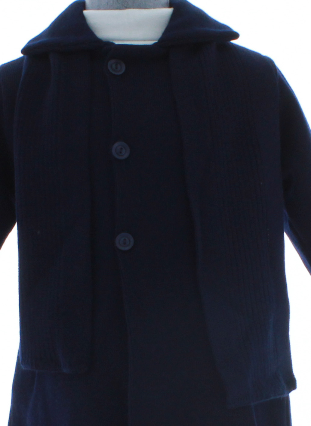 Abrigo Niño Azul Marino Forrado con Bufanda 2430 1 a 10 Años