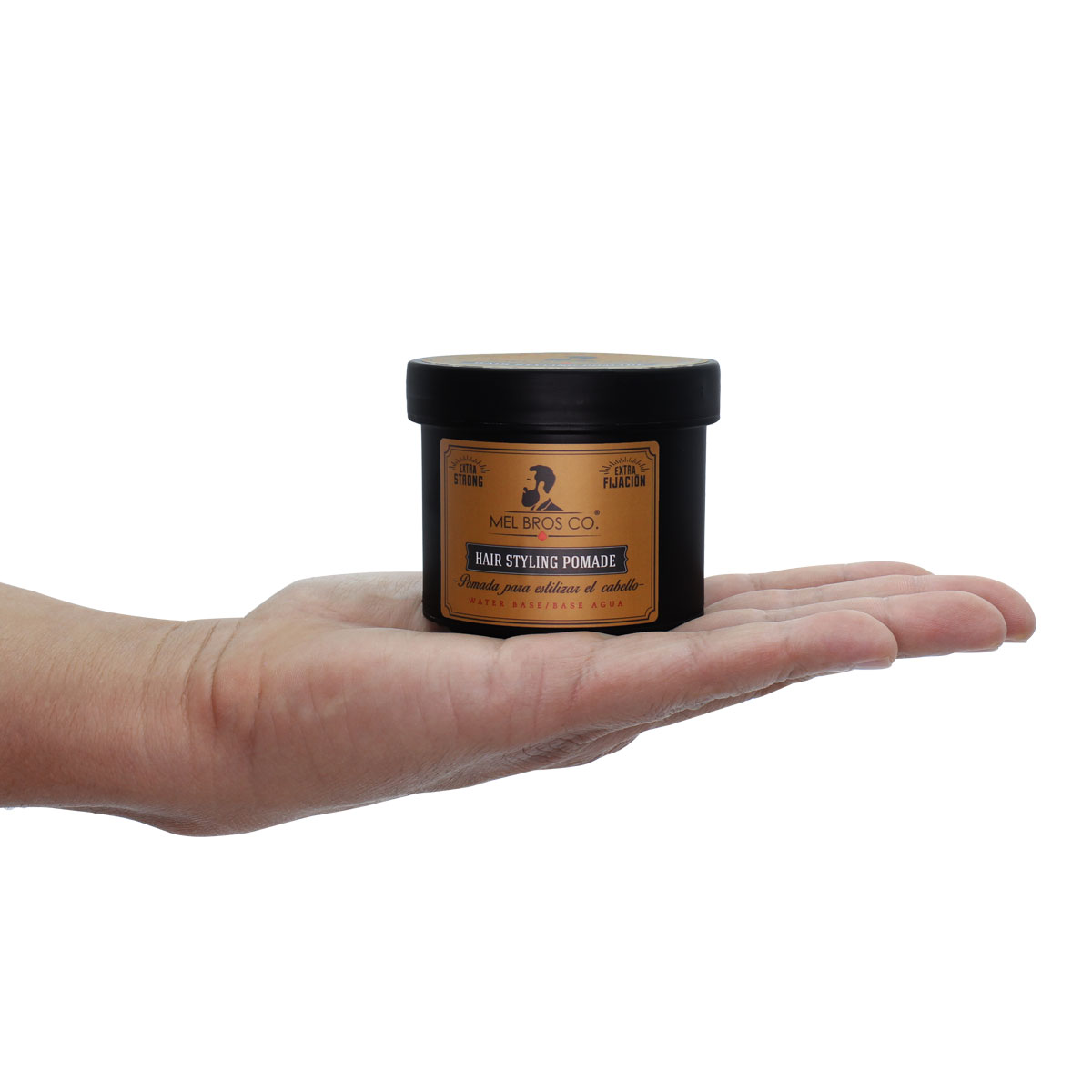 MEL BROS CO. - Hair Styling Pomade - Pomada para estilizar el Cabello. Base Agua. (4 oz / 118 ml, Extra Fijación)