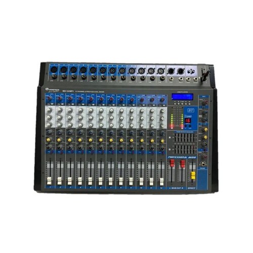 Mezcladora Amplificada Soundtrack MIX-12AMP3 Stereo 12ch Entrada Usb sd