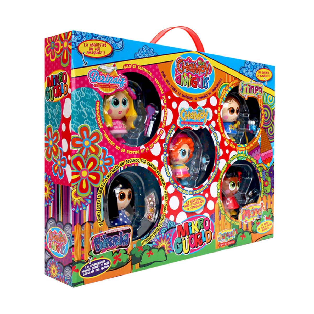 Set De Amiguis Chamoy Distroller 5 Personajes Mikro Güorld