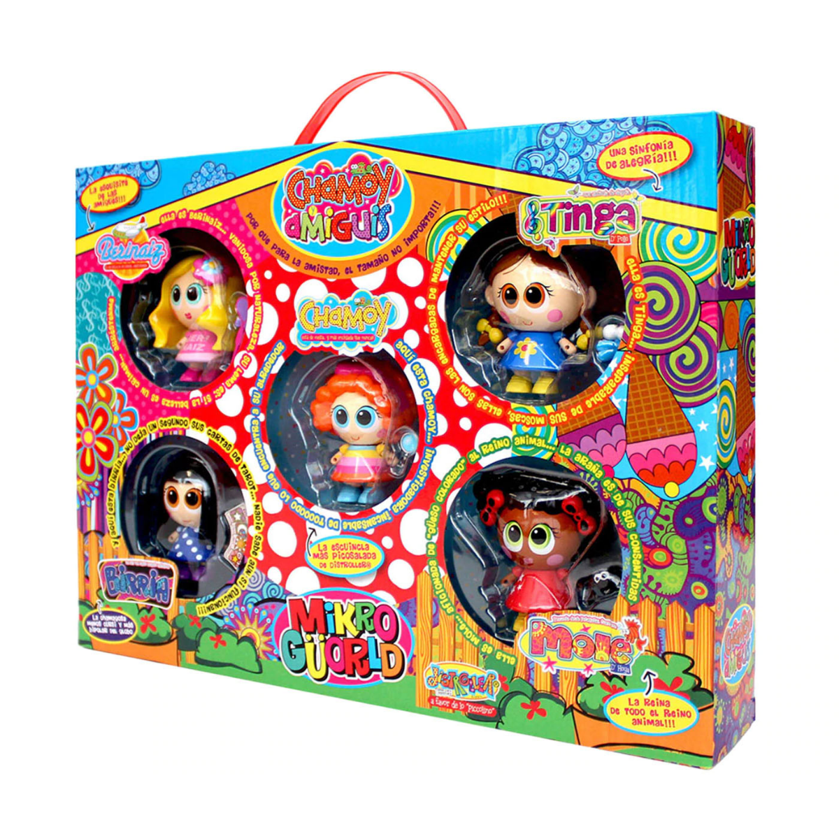 Set De Amiguis Chamoy Distroller 5 Personajes Mikro Güorld