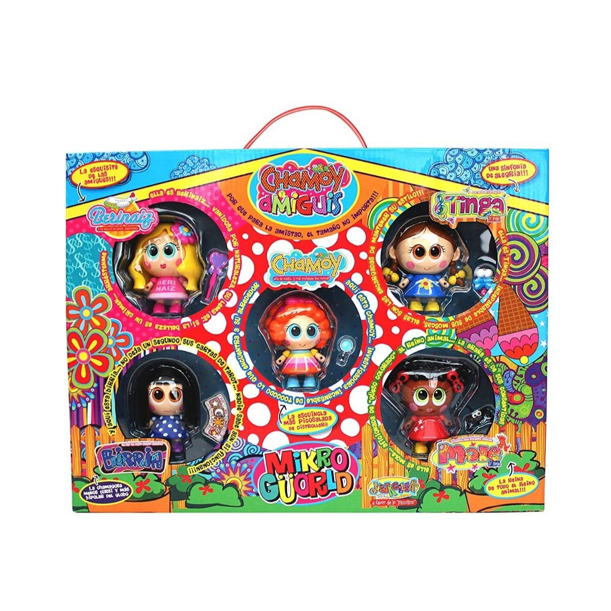 Set De Amiguis Chamoy Distroller 5 Personajes Mikro Güorld