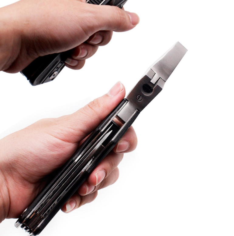 Perico Multi Herramienta 7en 1 Navaja Cuchillo Campismo Taller ACERO INOXIDABLE