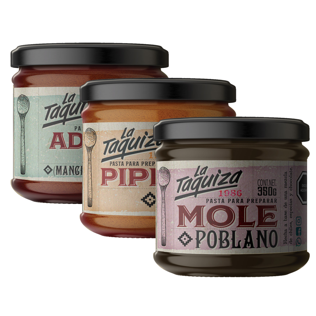 ADOBO DULCE En Pasta La Taquiza (3 Pzas De 350 G)