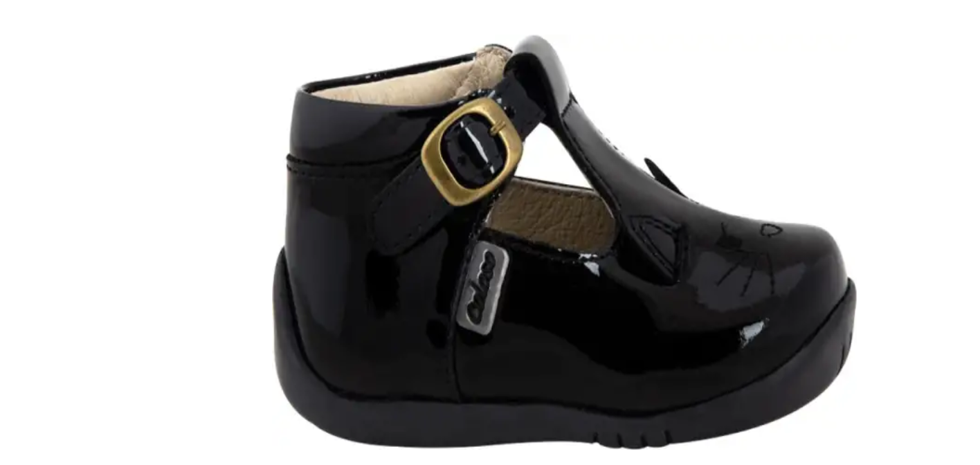 Calzado Niña Escolar Casual Comodo Color Negro Coloso