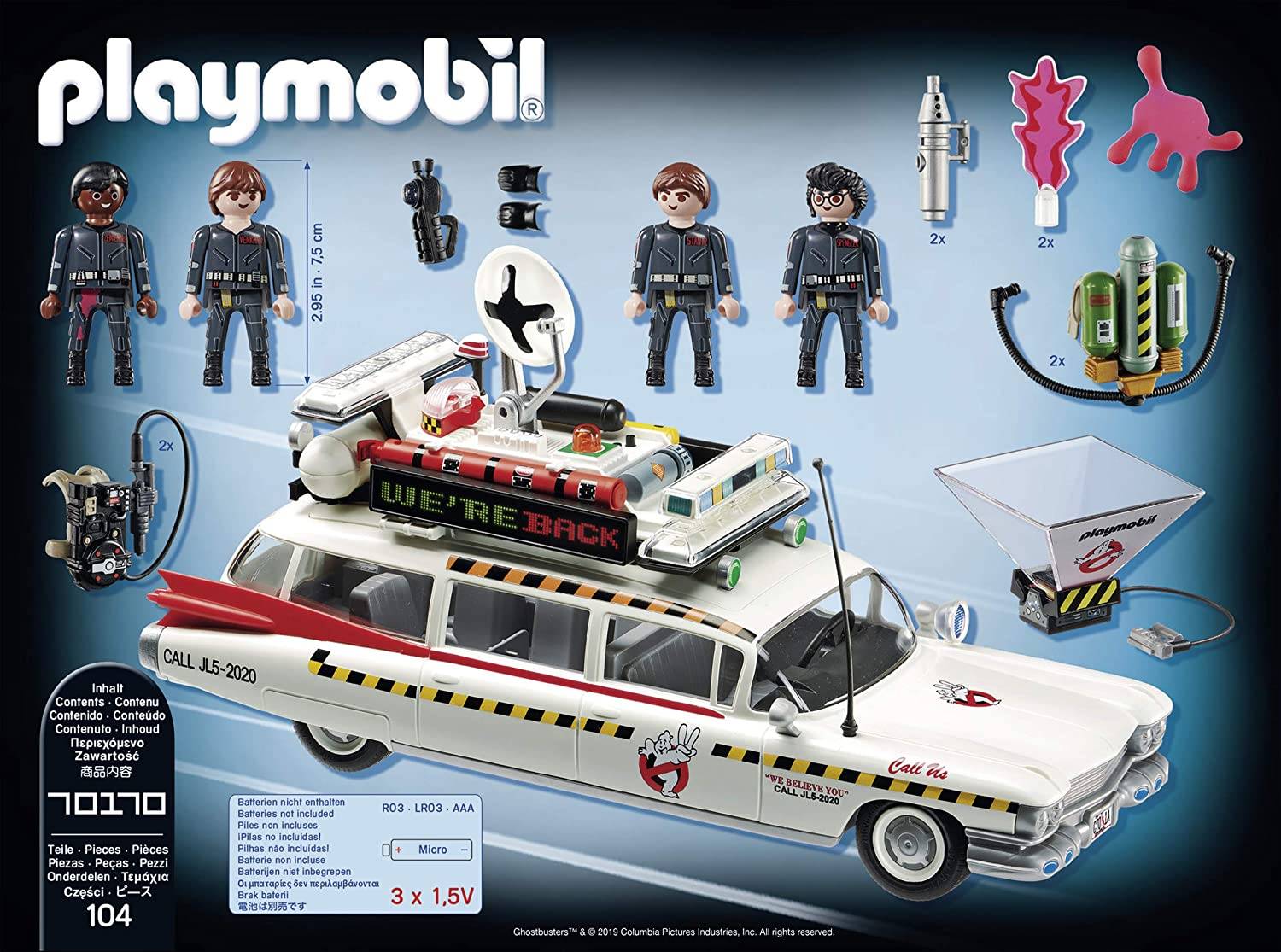 Playmobil Ghostbusters Auto Ecto 1A Cazafantasmas