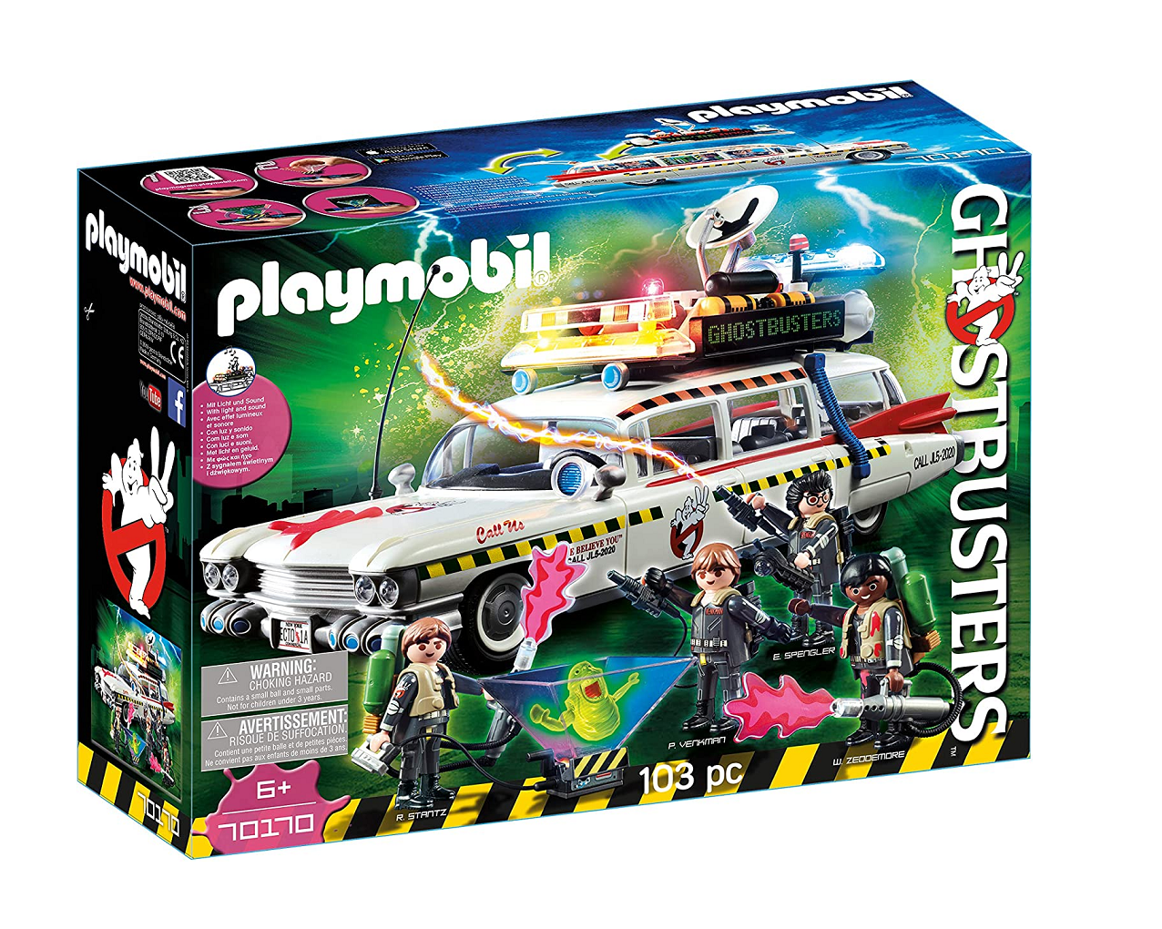 Playmobil Ghostbusters Auto Ecto 1A Cazafantasmas