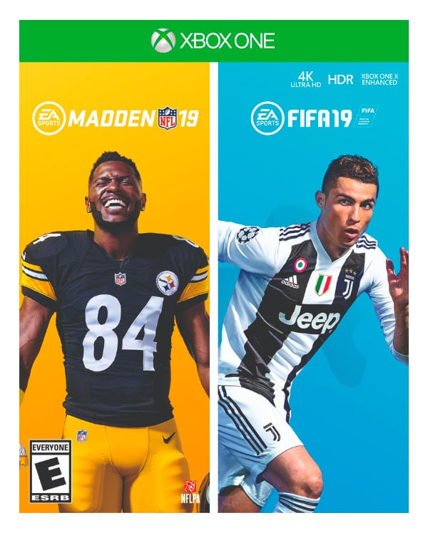Fifa 19 Standard Edition + Madden 19 Xbox One Fisico Original