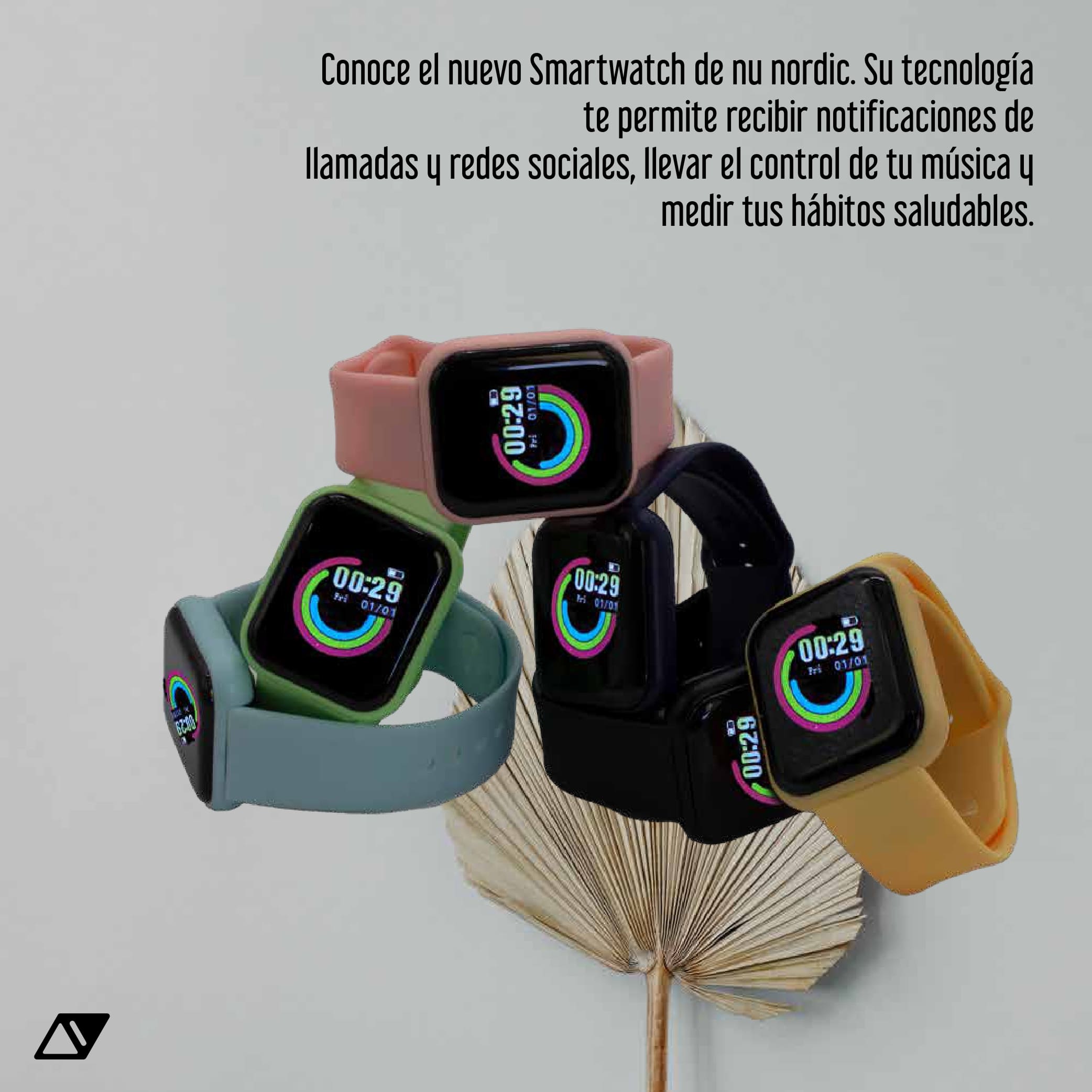 Smartwatch Sport + Negro