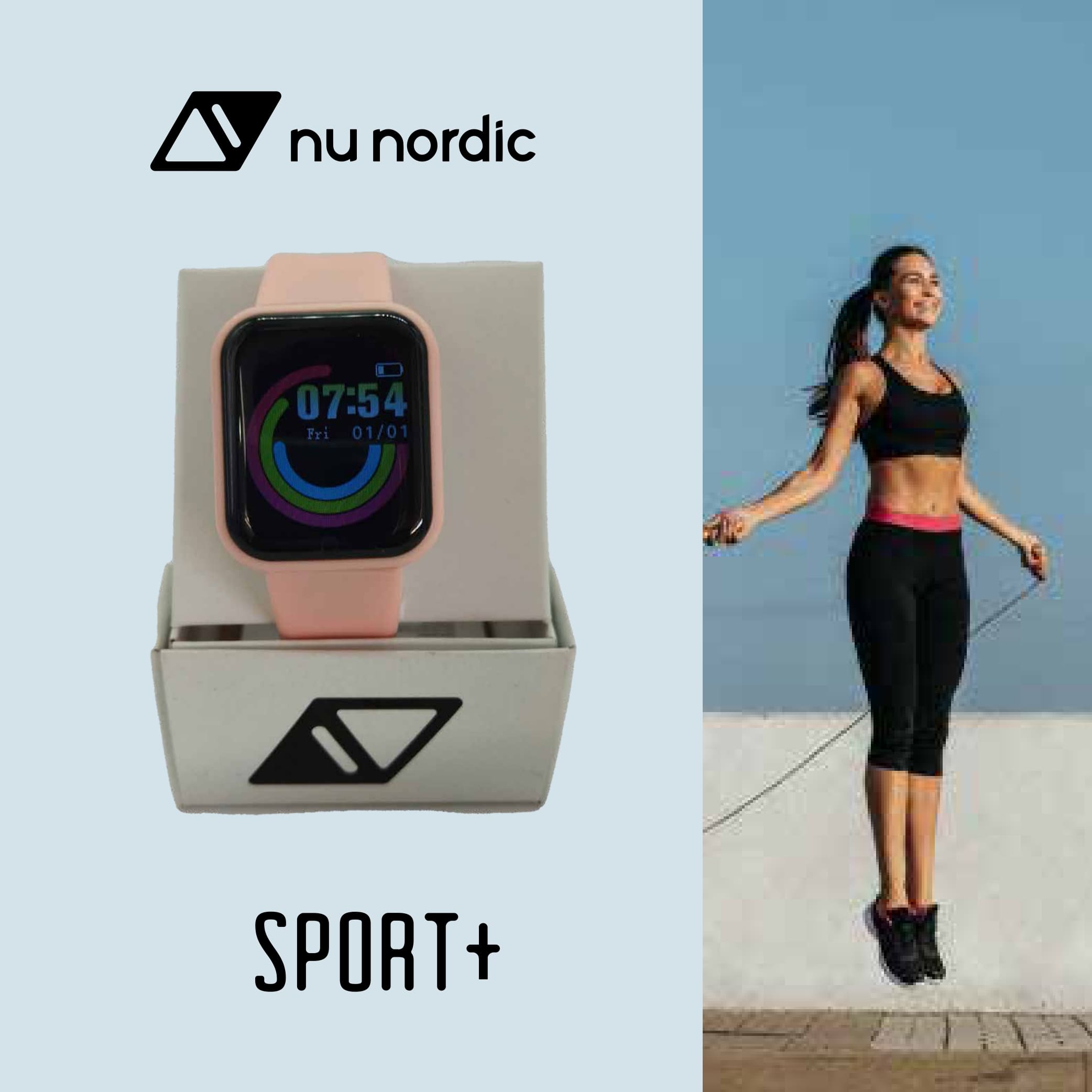Smartwatch Sport + Negro