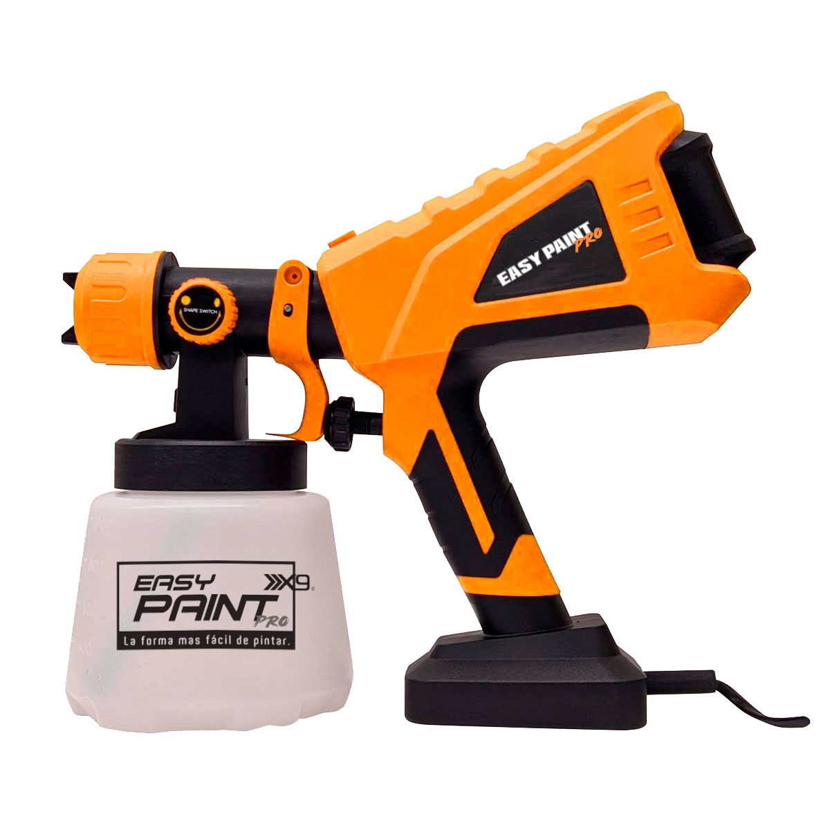  EASY PAINT-PRO PISTOLA PORTÁTIL PARA PINTAR DE 600W CON BOQUILLAS REGULADORAS