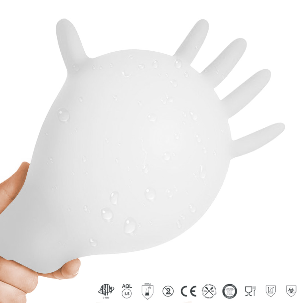 Guantes Latex Exploración Examinación Uso Médico Sin Polvo