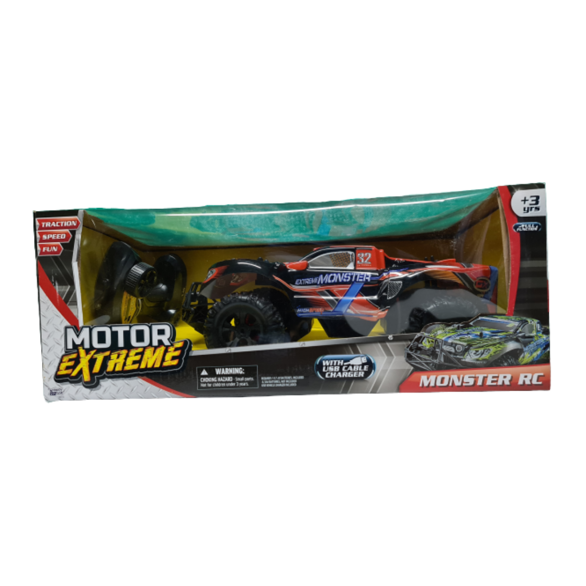 Camioneta Monster RC Radio Control Motor Extreme
