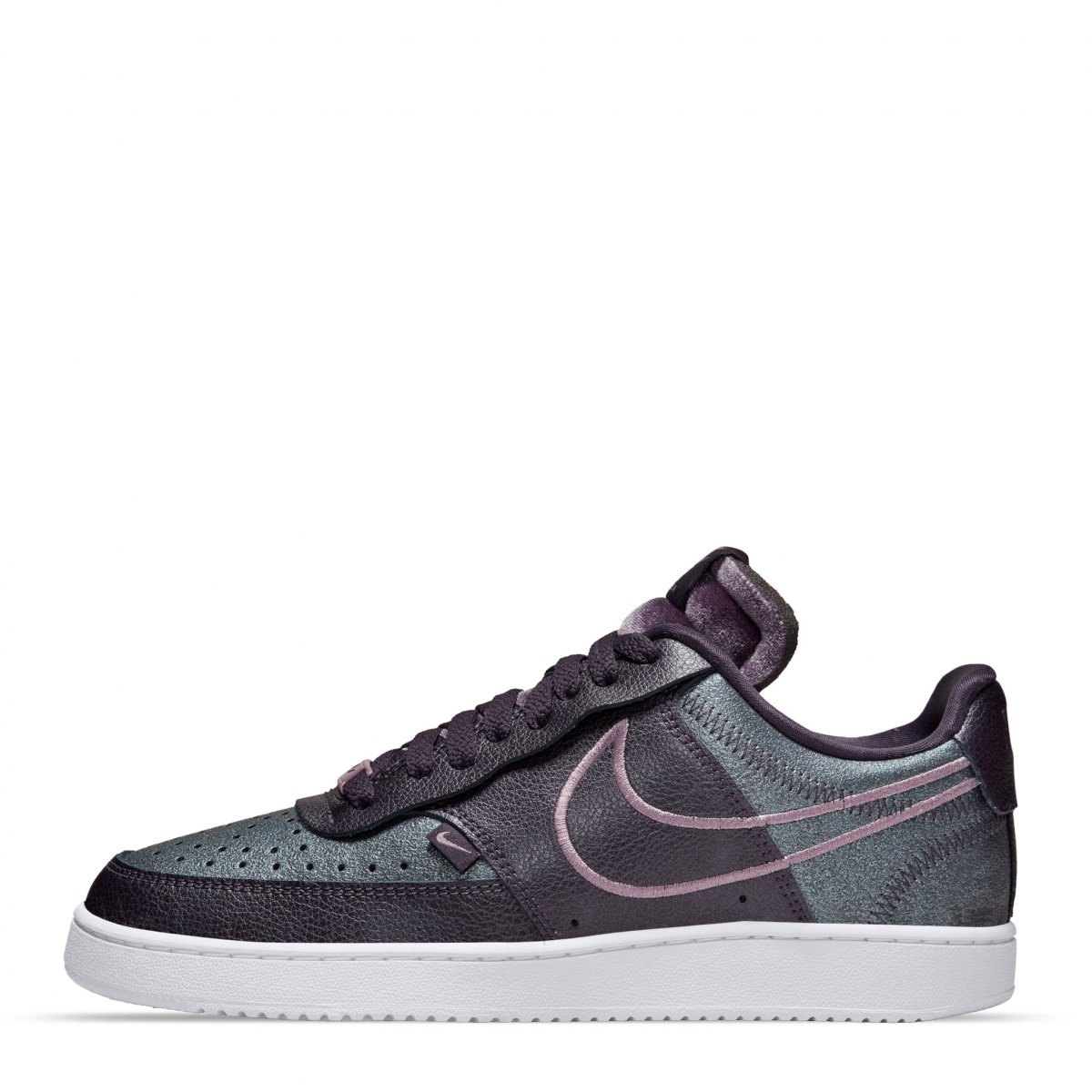 TENIS NIKE COURT VISION LOW PREMIUM COLOR NEGRO/VERDE PARA MUJER DM0838-500
