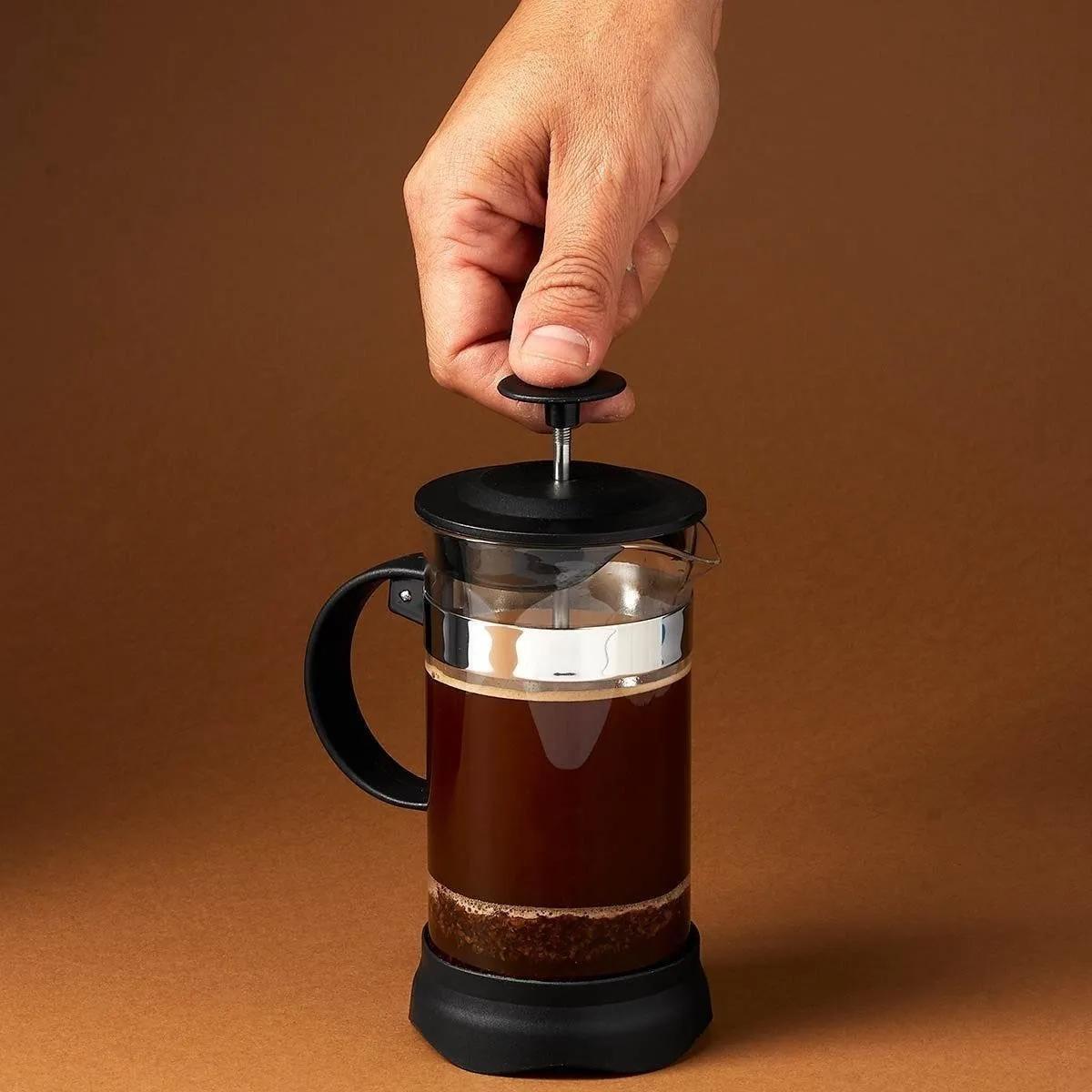 Cafetera Prensa Francesa De Vidrio 350 Ml Para Café O Té