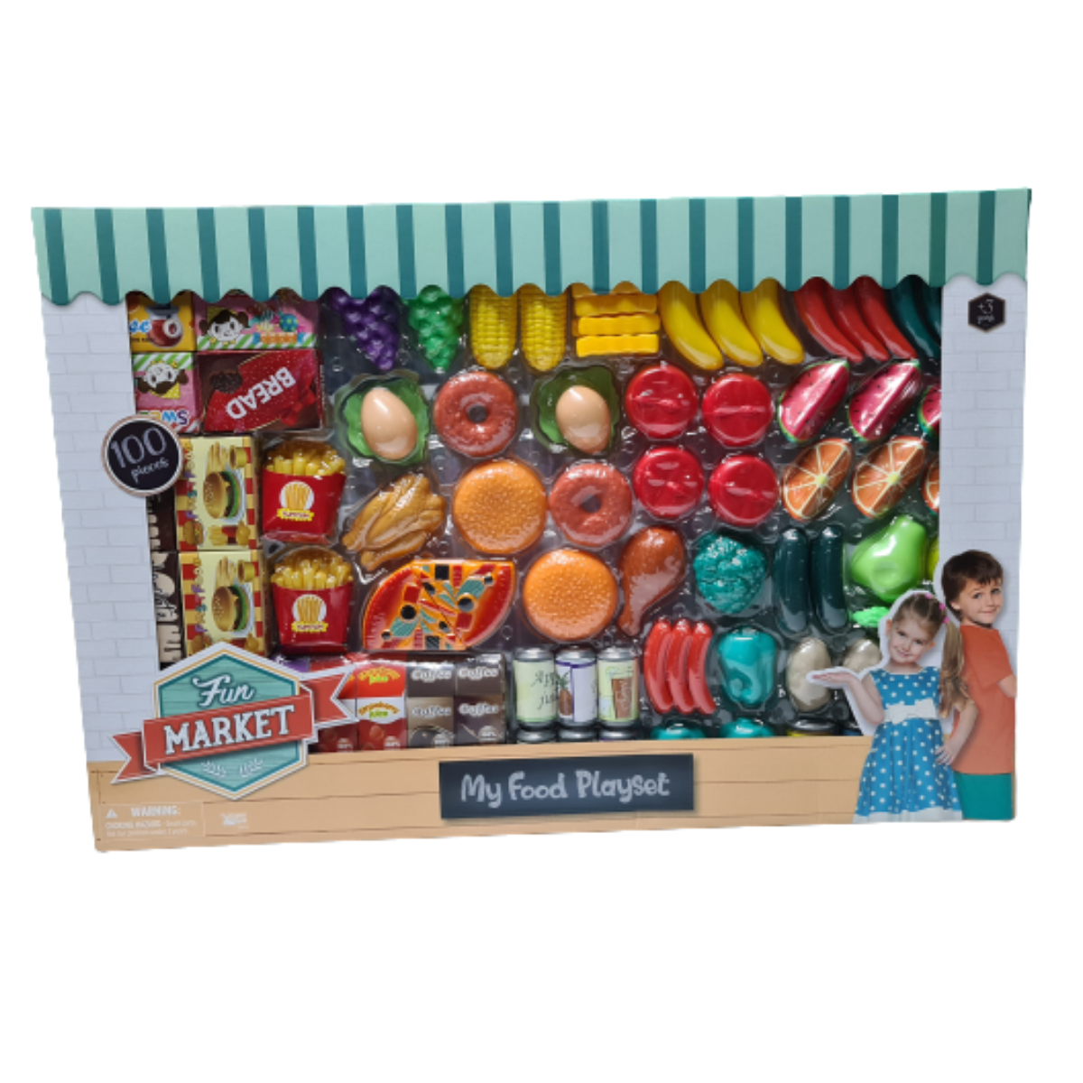 Set Juego De Cocina 100 Piezas Fun Market