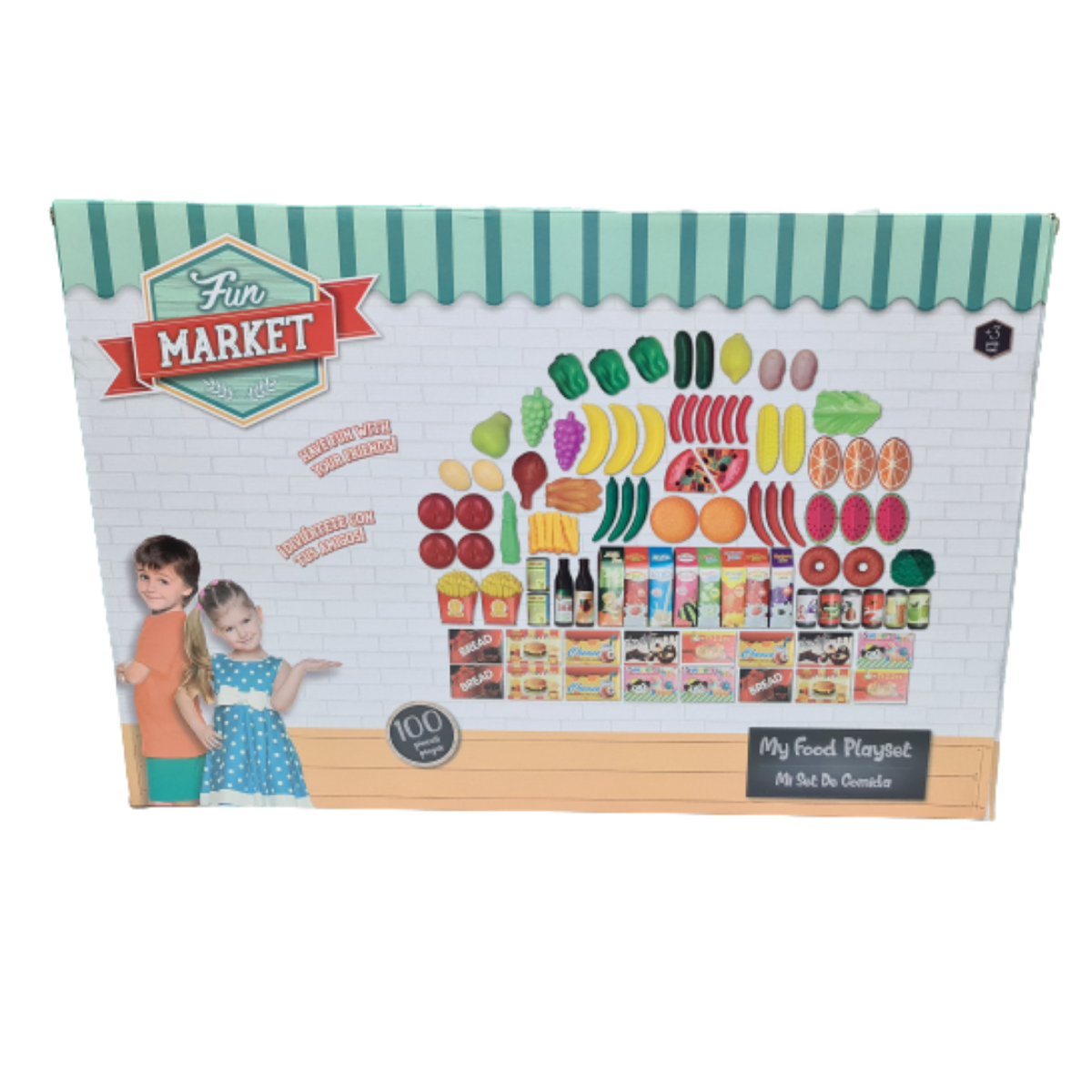 Set Juego De Cocina 100 Piezas Fun Market