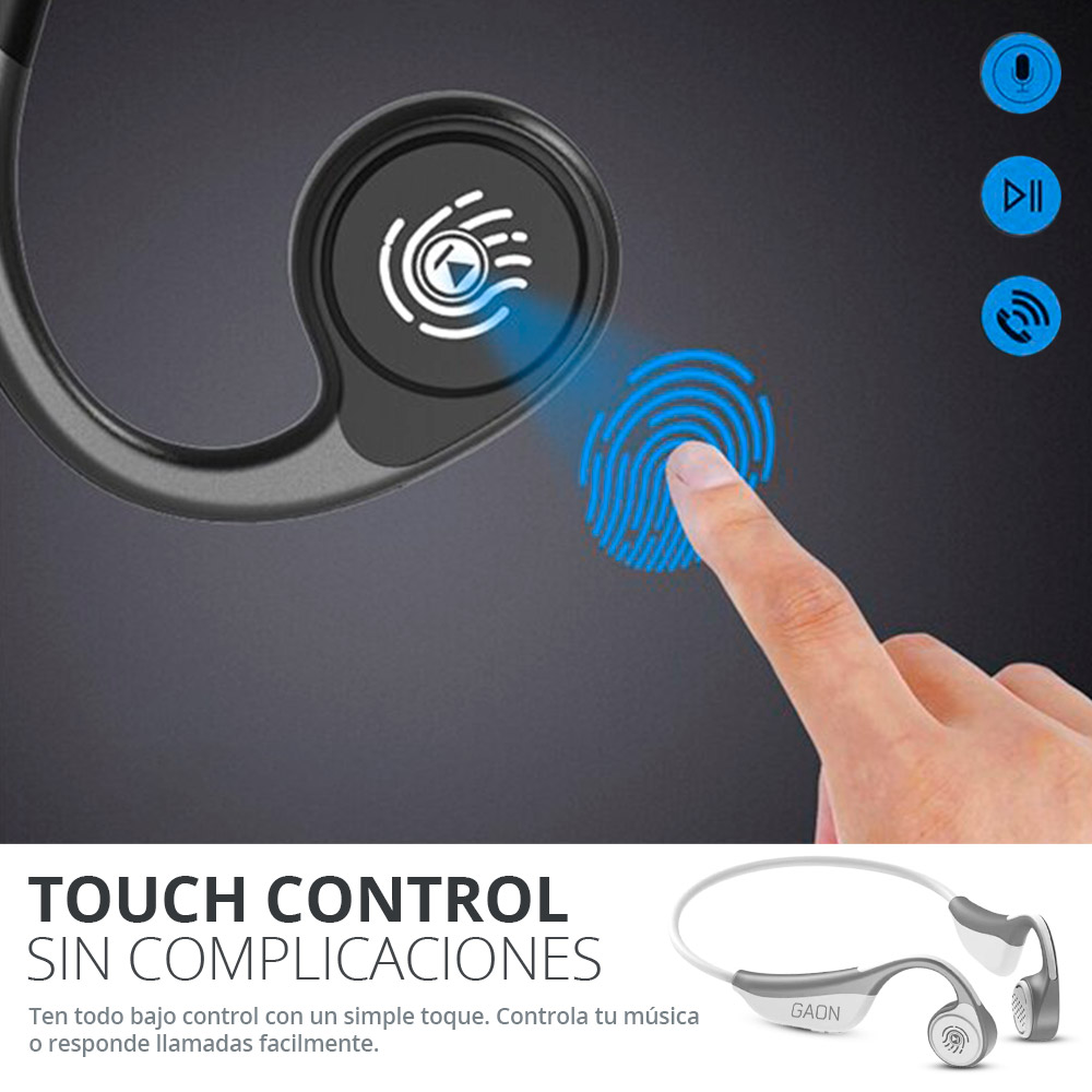 Audifonos Inalambricos Conduccion Osea Bluetooth Contra Agua