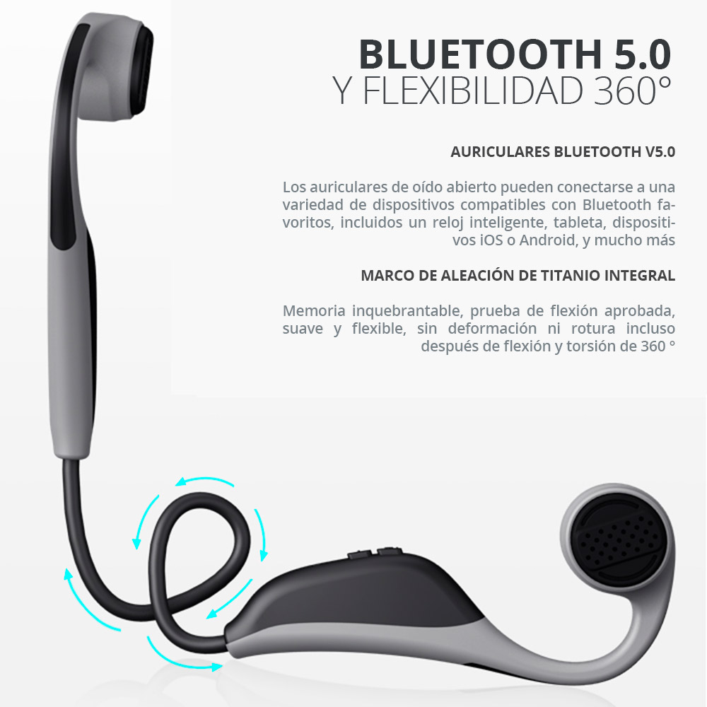 Auriculares bluetooth inalambricos online conducción osea