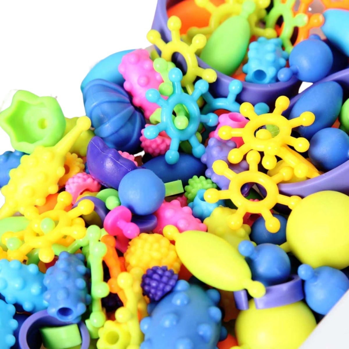 Set Cuentas Para Hacer Pulseras Juguete Para Niños