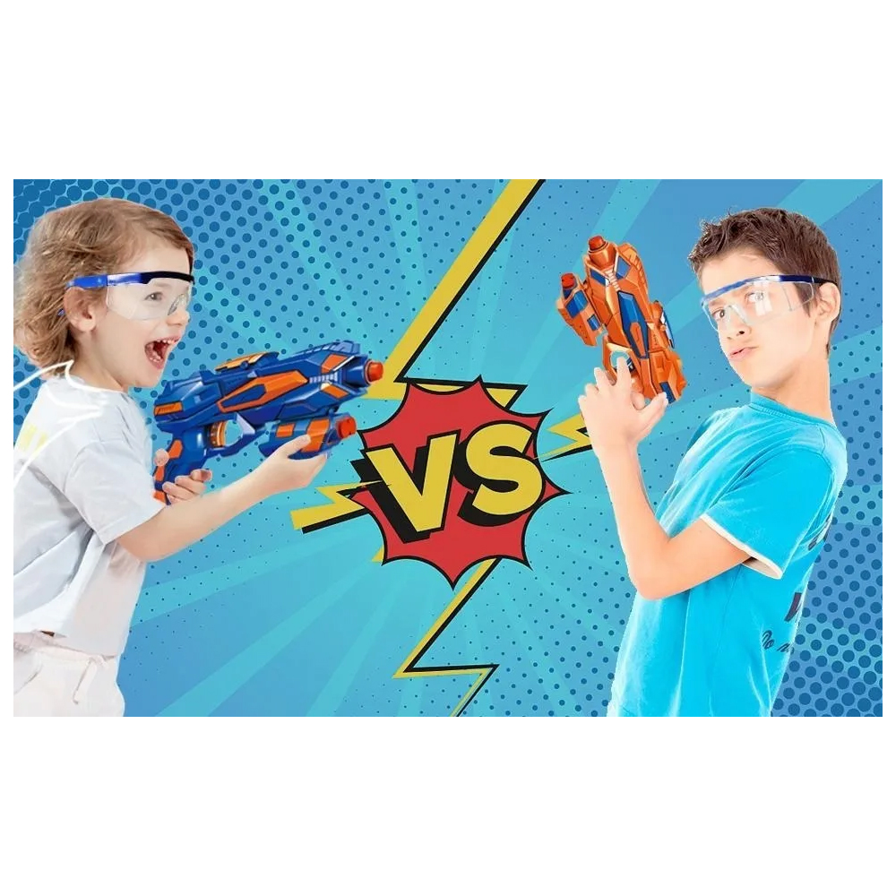 2 Pistola Juguete Con 60 Dardos De Niños Compatible Nerf