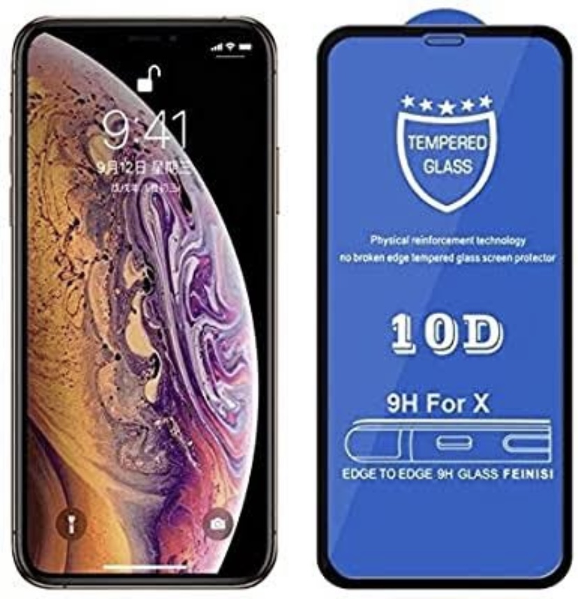 Mica De Cristal Templado Para IPhone 13 Pro Max 10D Dureza Premium Pantalla Completa