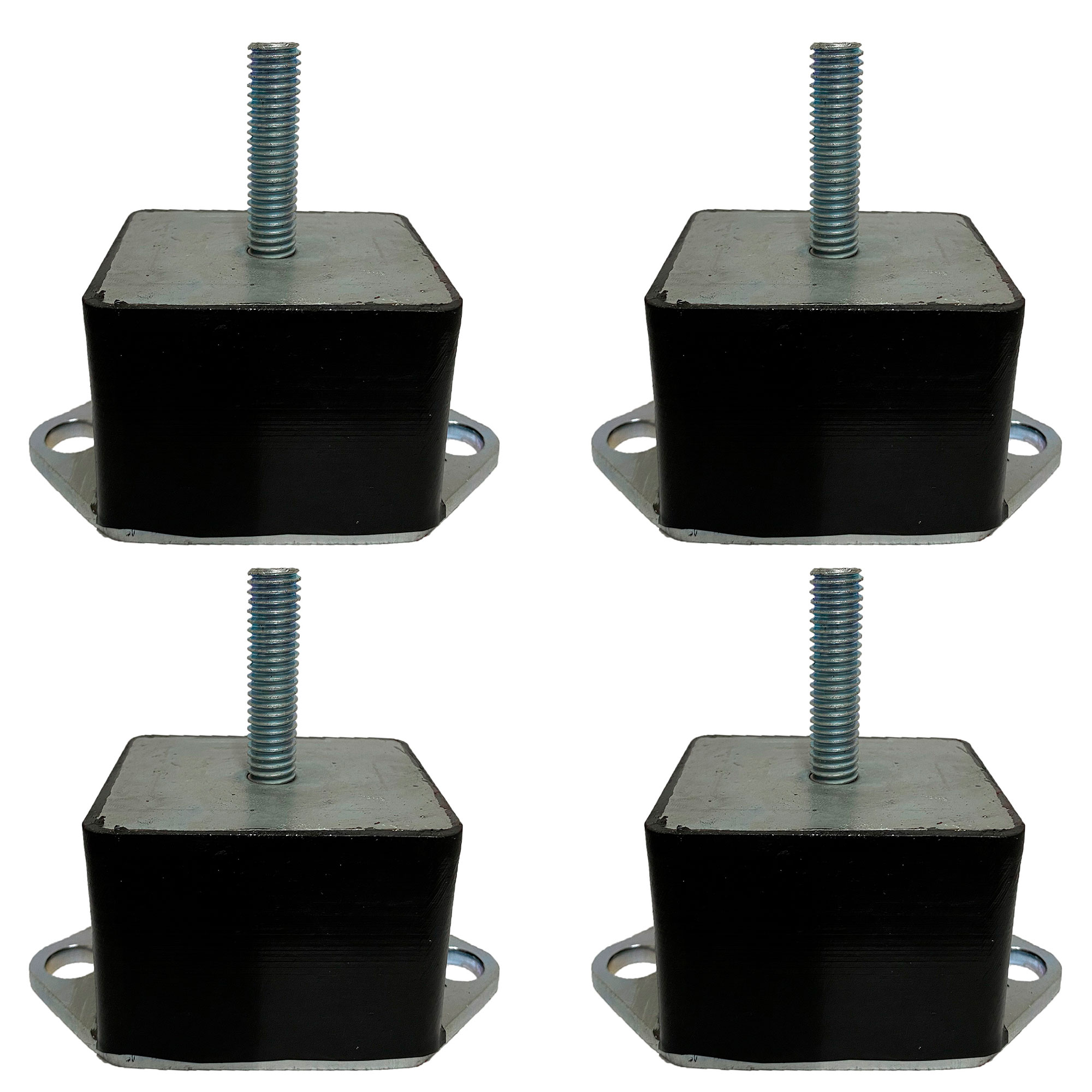 Soporte Antivibratorio para maquinaria con fijación al piso para 700KG (4pzas).