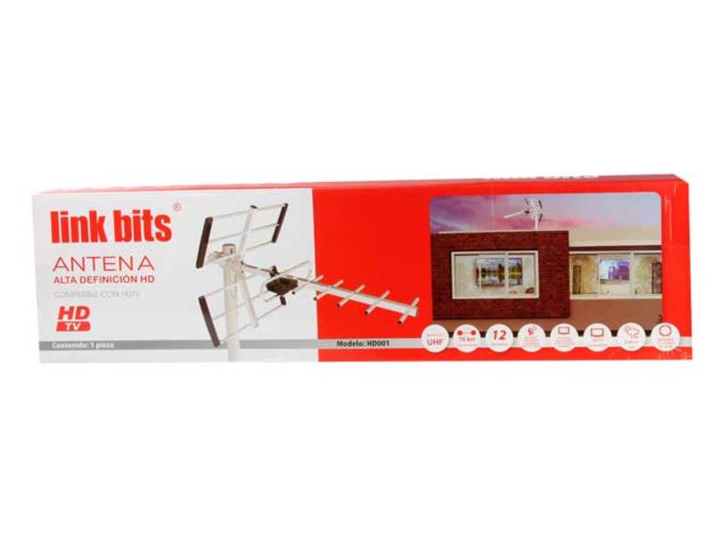 Antena UHF para TV Alta Definición 