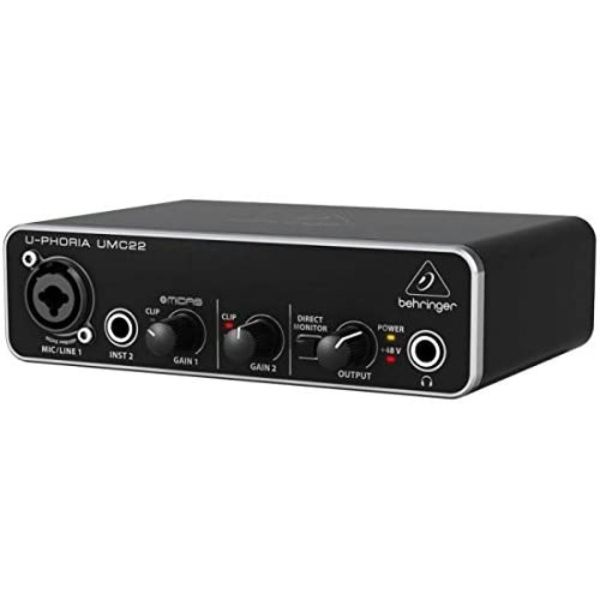 Interface De Audio Behringer U-phoria Umc22