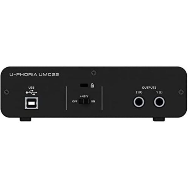 Interface De Audio Behringer U-phoria Umc22