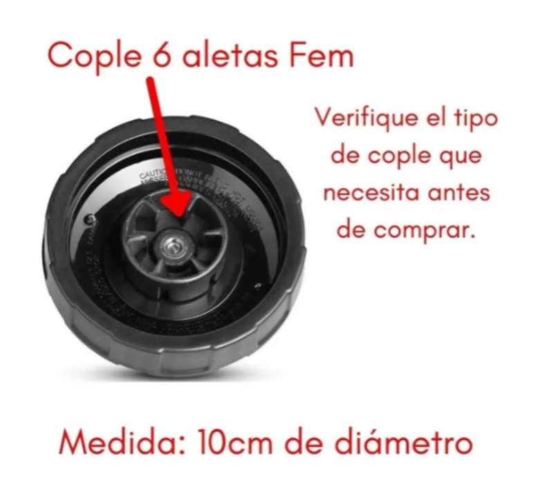 Aspa Licuadora Nutribullet Ninja 6 Aletas Original