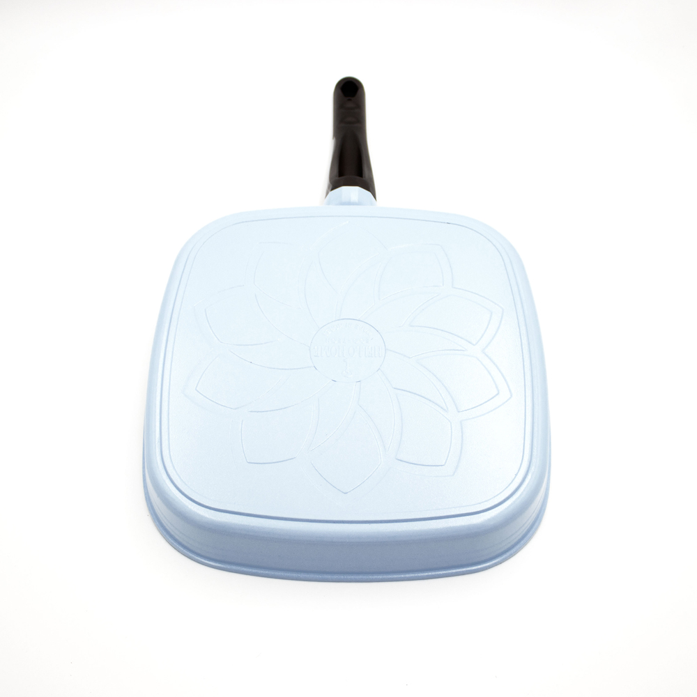 Sartén Grill Antiadherente De Cerámica Cuadrado 28 Cm