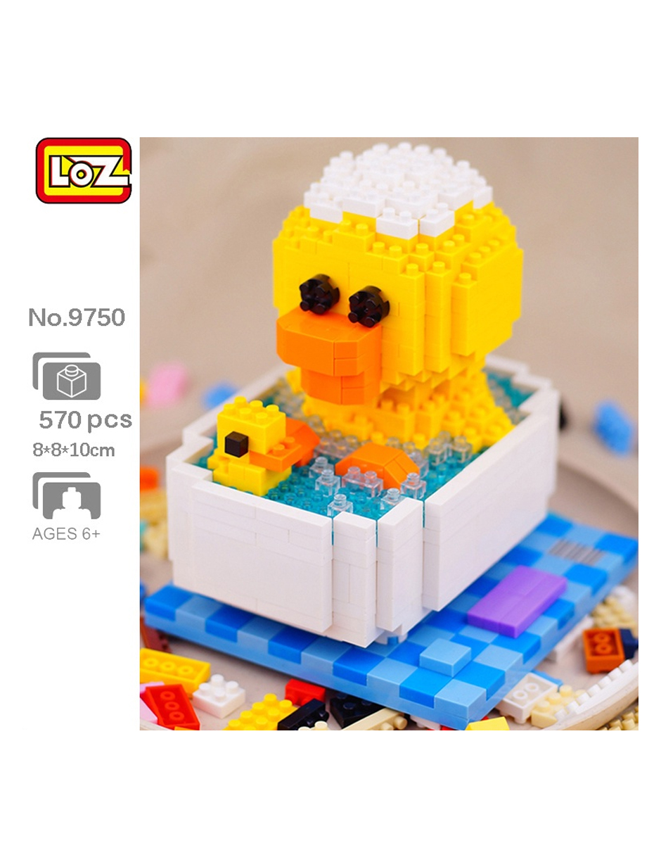 Kit Construcción 3d Bloques Bañando a Sally Juguete Niños Multicolor Loz