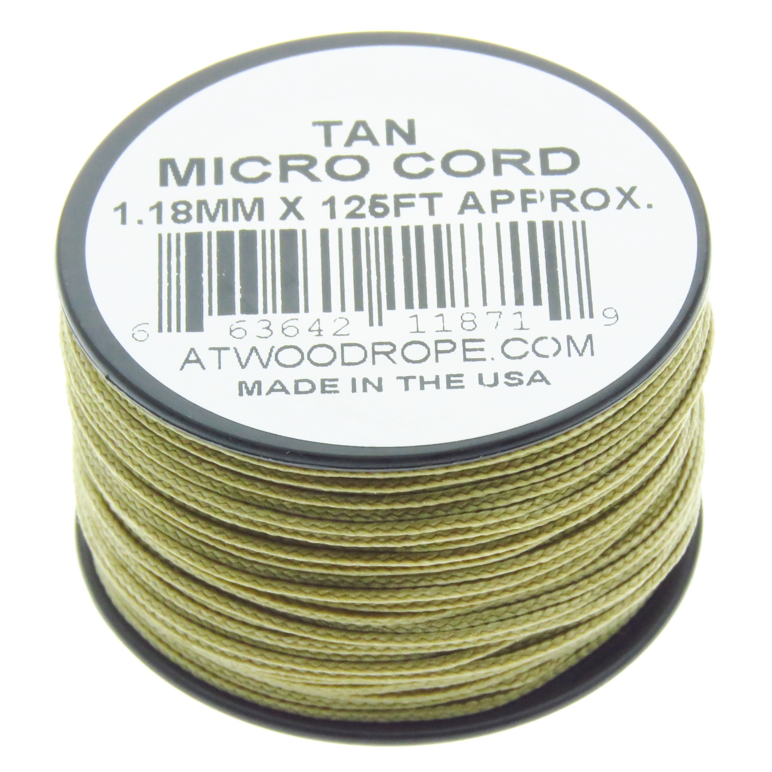 Rg1276 Rollo Parachute Cord Paracord Micro Cord Tan