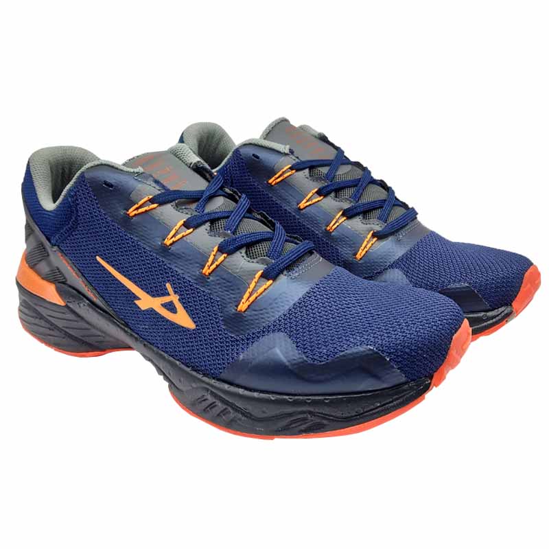 Tenis Pontiac 316 Marino Naranja Hombre Running Ejercicio