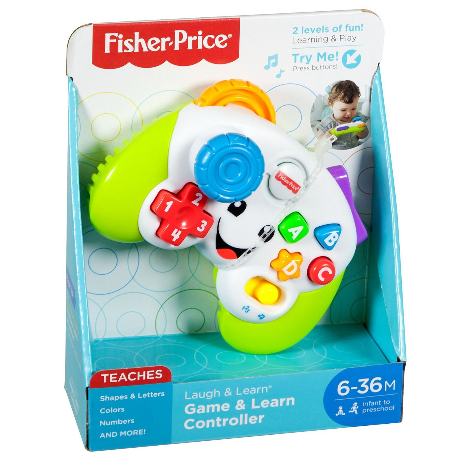 Fisher Price Ríe Y Aprende Control Juega Y Aprende Conmigo