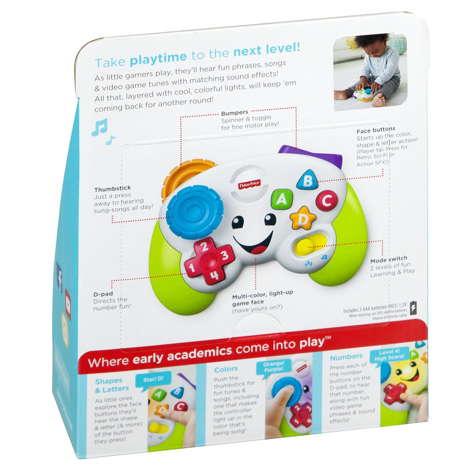 Fisher Price Ríe Y Aprende Control Juega Y Aprende Conmigo