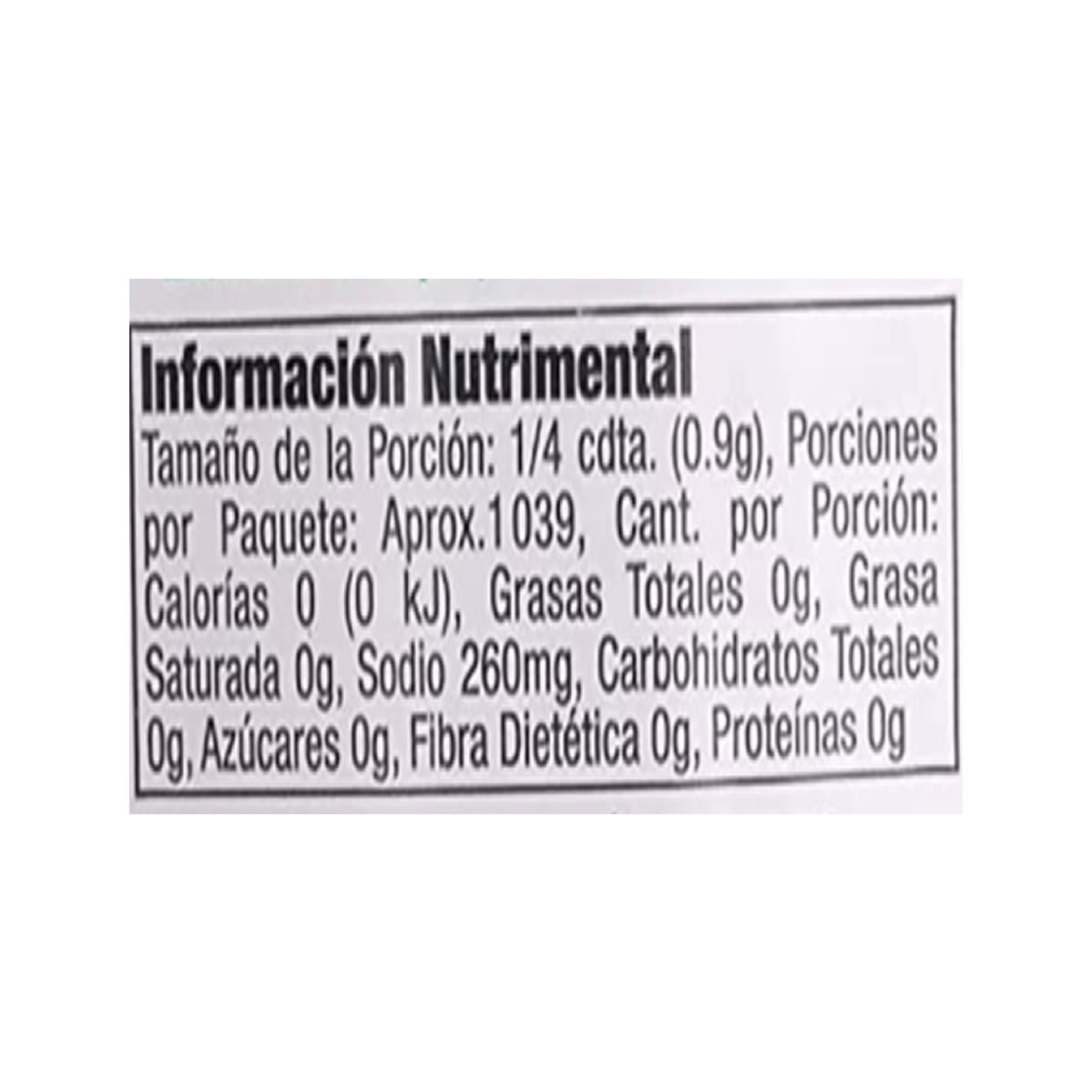 Sal con Ajo y Perejil Molido Grueso Lawrys  935 gr.