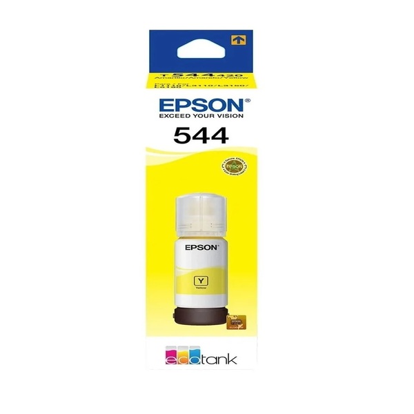 TINTA EPSON T544 ECOTANK / ORIGINAL / NUEVO / T544220-AL / Amarillo