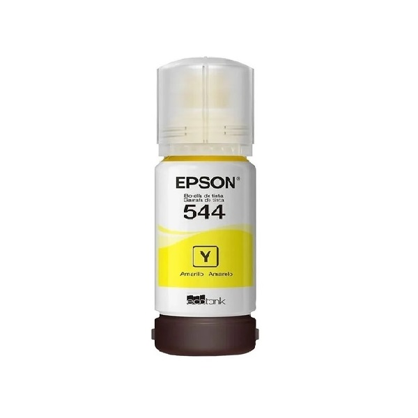 TINTA EPSON T544 ECOTANK / ORIGINAL / NUEVO / T544220-AL / Amarillo