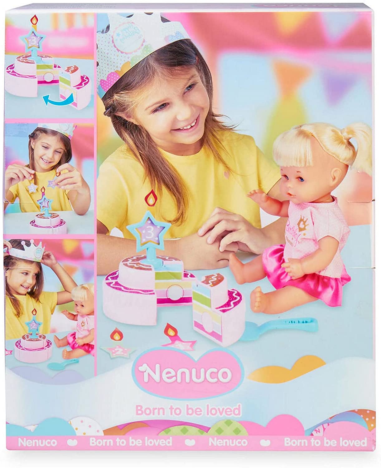 Nenuco Feliz Cumpleaños 35 Cm El Pastel Se Corta En 4 Trozos