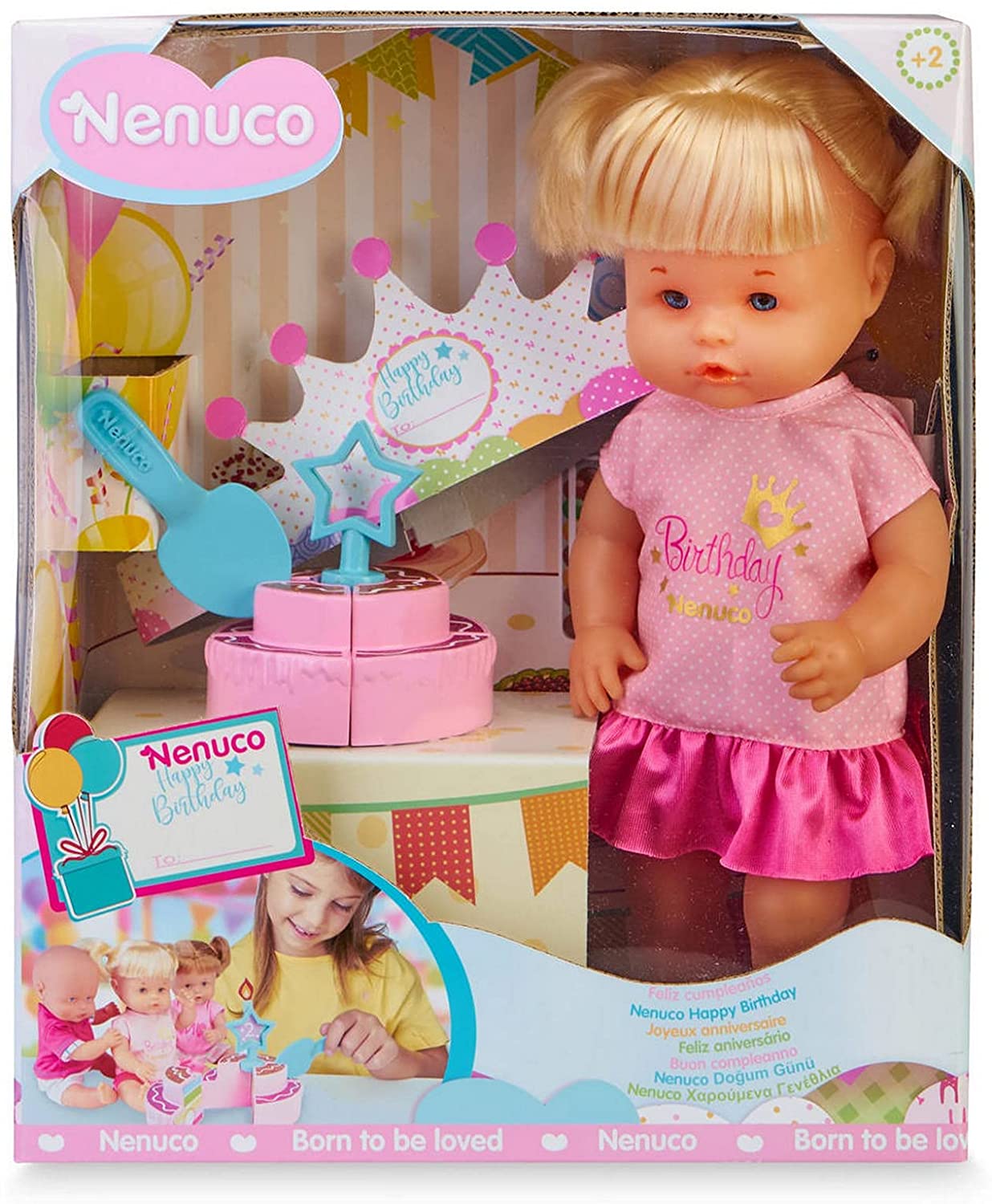 Nenuco Feliz Cumpleaños 35 Cm El Pastel Se Corta En 4 Trozos