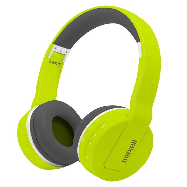 Maxell Audífonos Bluetooth BT-800 / Inalámbrico / Diademas / Recargable /  348108 / Amarillo