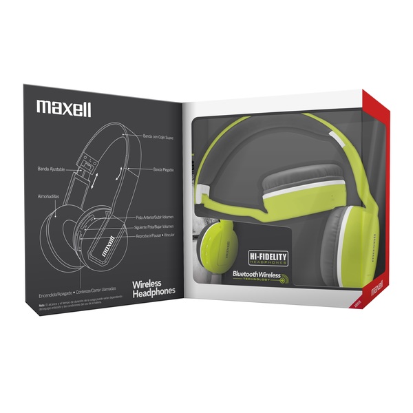 Maxell Audífonos Bluetooth BT-800 Inalámbrico Diademas - Main Image