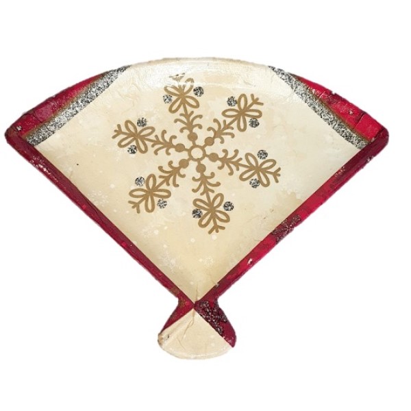 plato en forma de abanico NAVIDEÑO