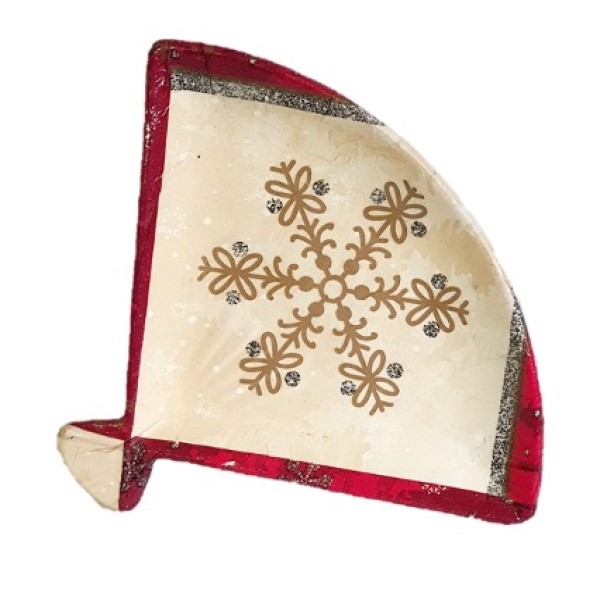 plato en forma de abanico NAVIDEÑO